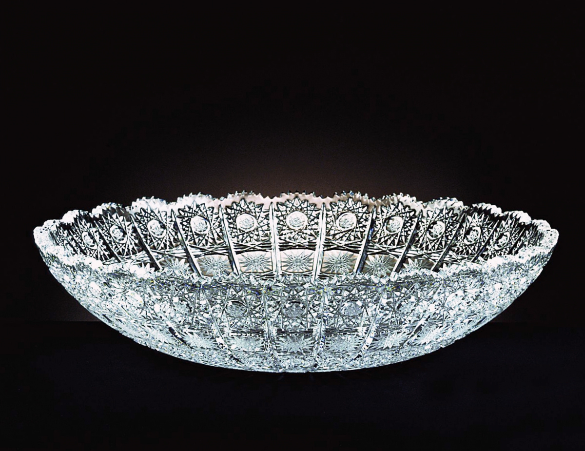 Czech Bohemia Crystal Glass Fruits Bowl Small Bowl Crystal Glass Desert Dish Centerpiece Wedding gift Home Decor Blue Bowl 7