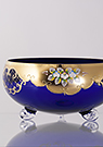 Blue Three-legged bowl