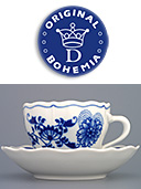 Taller Porcelain Tea Cup With Saucer