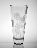 Crystal Poppies Vase