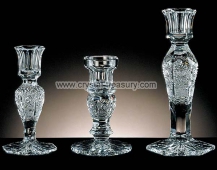 Traditional Czech Crystal Candlestick