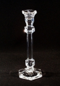 Pressed Crystal Tall Candlestick