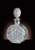 Hand Cut Crystal Flask Decanter