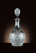 Hand Cut Crystal Round Decanter