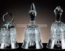 Bohemian Crystal Glass Cut Bell