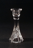 Bohemian Crystal Trumpet Candlestick