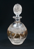 Gold Painted Decanter