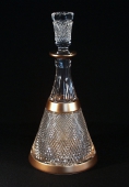 Gold Painted Decanter