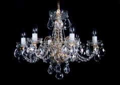 6 bulb Chand. 24% PbO